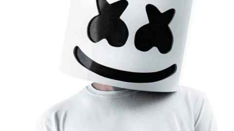 Marshmello Alone Foto Postal