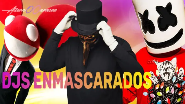Dj con mascara enmascarados